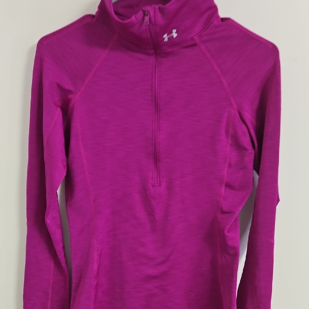 Under Armour Magenta Half-Zip Pullover